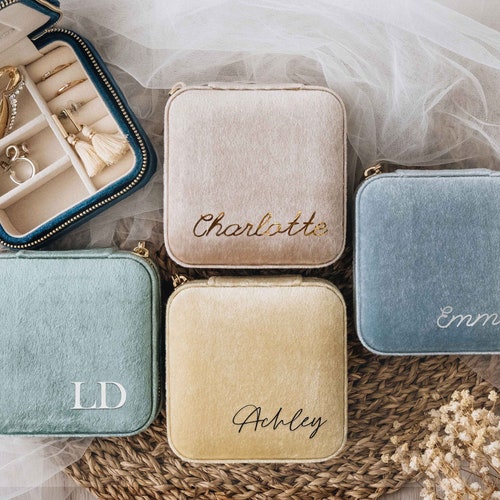 Custom Velvet Jewelry Organizer