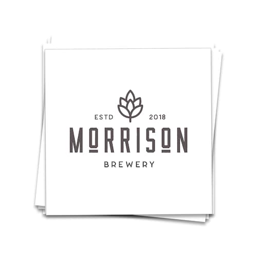 Custom Printed 3-Ply Premium Cocktail Napkins