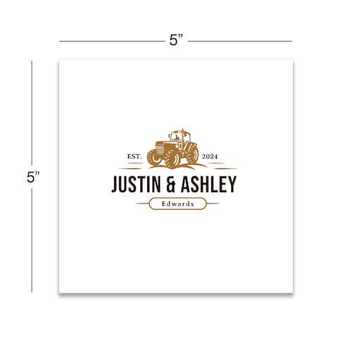 Custom Printed 3-Ply Premium Cocktail Napkins