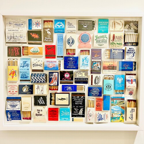 Vintage Matchbooks Collection - Unstruck & Mint for Display and Projects
