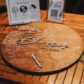 Personalized Wooden Wedding Guestbook & Welcome Sign – Custom Family Name Wood Sign