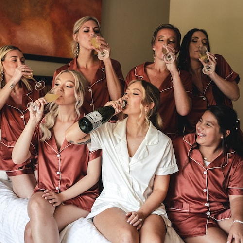 Satin Bridesmaid Pajama Set