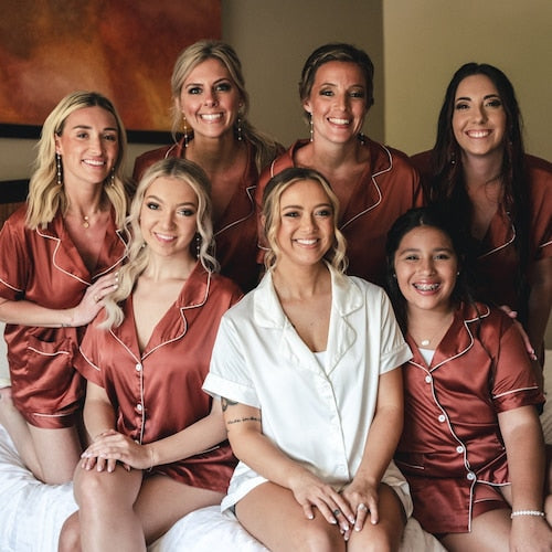 Satin Bridesmaid Pajama Set