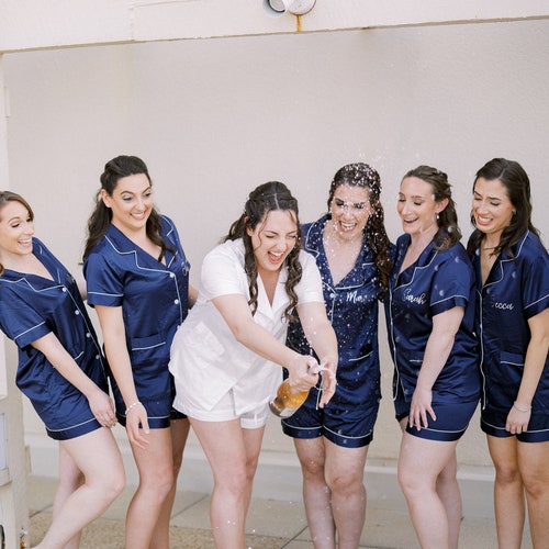 Satin Bridesmaid Pajama Set