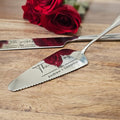 Personalized Wedding Cake Knife & Server Set – Custom Laser