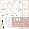 Custom Bridal Shower Game Bundle