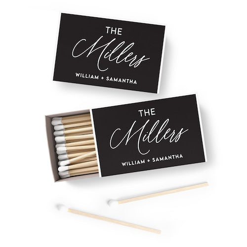 Bulk Wedding Matches – Set of 50 Personalized Matchboxes