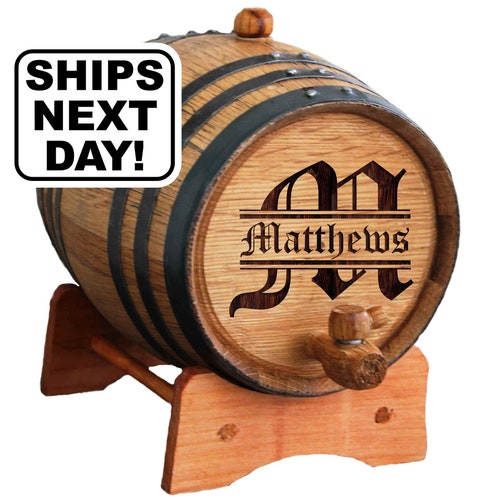 Personalized Whiskey Barrel