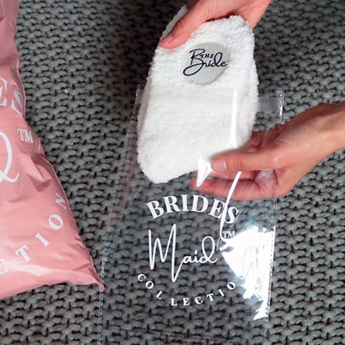Fuzzy Bridal Party Socks