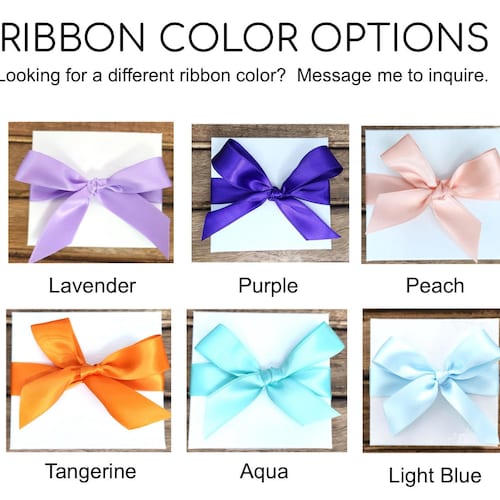 Personalized Bridesmaid Gift Box with Ribbon – 8x8x4