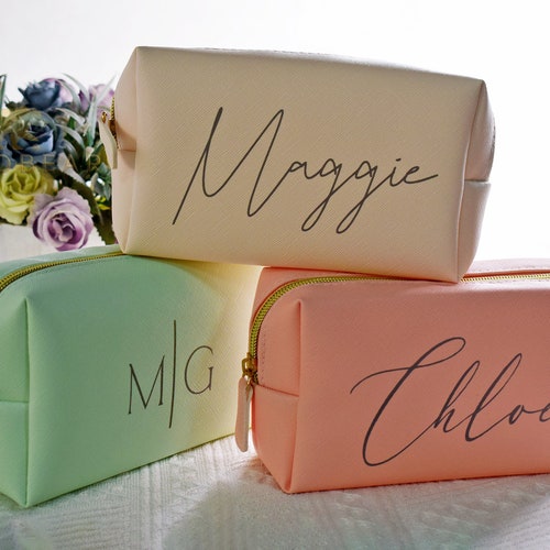 Personalized Bridesmaid Cosmetic Bag