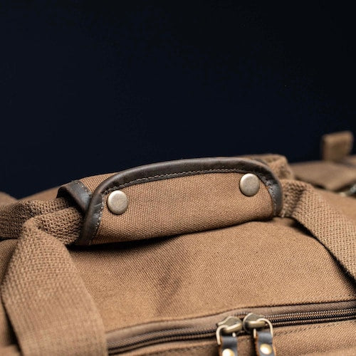 Personalized Canvas Weekender Travel Duffle Bag