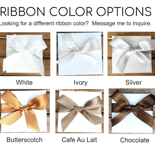 Personalized Bridesmaid Gift Box with Ribbon – 8x8x4