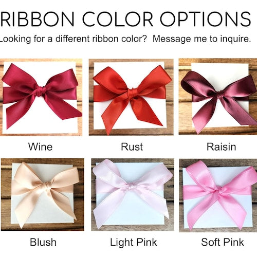 Personalized Bridesmaid Gift Box with Ribbon – 8x8x4