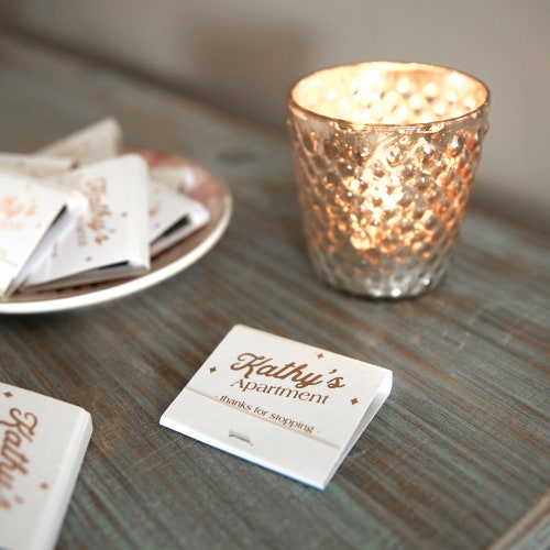 Personalized Sparkle Matchbooks
