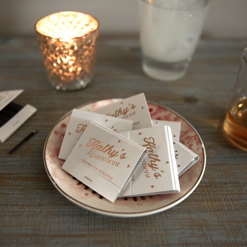Personalized Sparkle Matchbooks