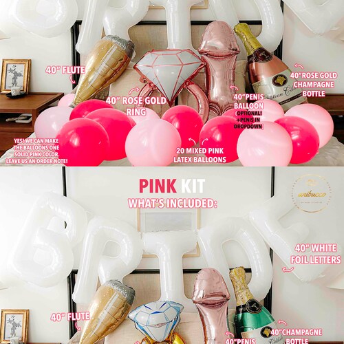 White BRIDE Balloon