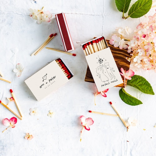Custom Matchboxes – Personalized Wedding Favors and Souvenirs