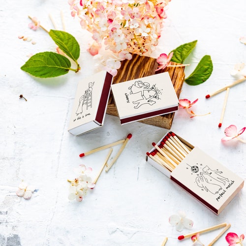 Custom Matchboxes – Personalized Wedding Favors and Souvenirs