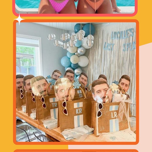 Custom Big Heads on a Stick - Personalized Party Props