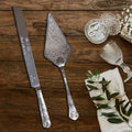 Personalized Wedding Cake Knife and Server Set