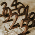 Rustic Wooden Table Numbers 1-100