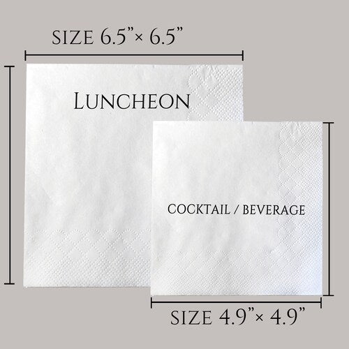 Custom Photo Napkins – Personalized Beverage Napkins