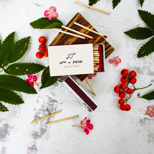 Custom Matchboxes – Personalized Wedding Favors and Souvenirs