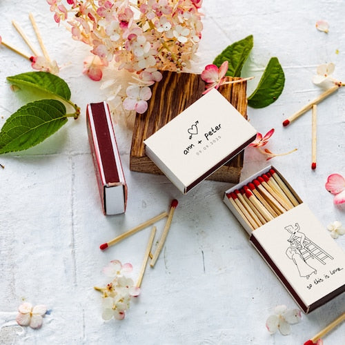 Custom Matchboxes – Personalized Wedding Favors and Souvenirs