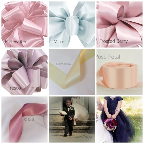 Elegant Tulle Flower Girl Basket – Satin & Pearl Handle