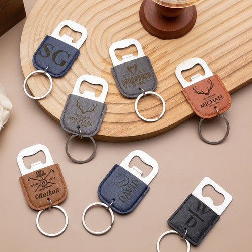 Personalized Bottle Opener Keychain