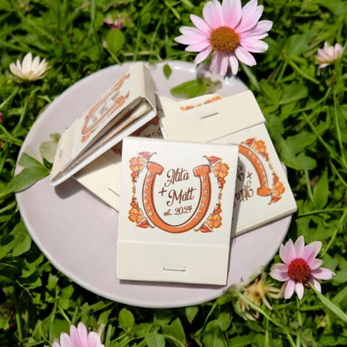 Custom Personalized Matchbooks – Wedding & Party Favors