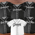 Custom Groom & Groomsmen Jersey Shirts – Personalized Bachelor Party & Wedding Shirts