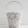 Jeweled Sparkle Flower Girl Basket