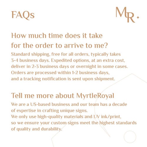 Personalized Wildflower Wedding Welcome Sign