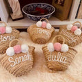 Personalized Monogrammed Basket – Handmade Custom Bridal Bag