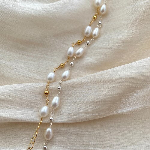 Minimalist Pearl Bracelet