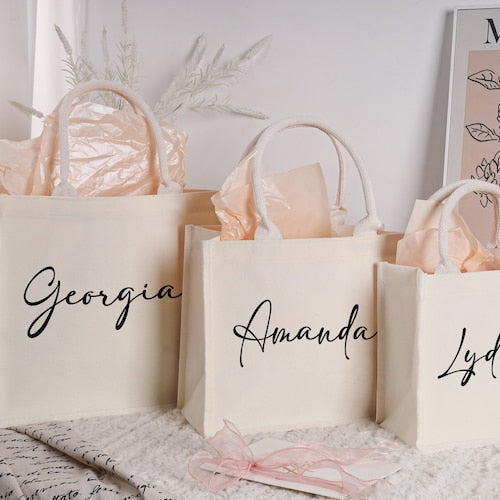Custom Bridesmaid Tote Bags