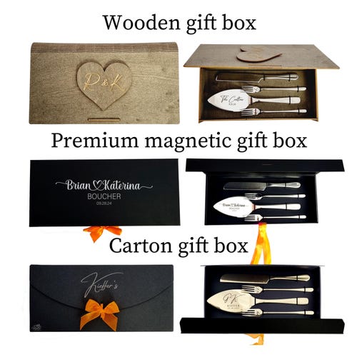 Personalized Wedding Cake Cutting Set