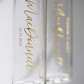 Custom Modern Toasting Flutes with Gift Box