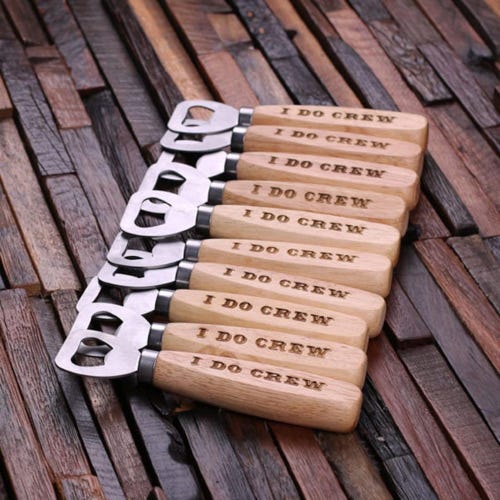 Personalized Wooden Beer Bottle Opener
