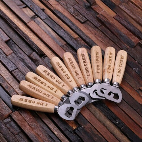 Personalized Wooden Beer Bottle Opener