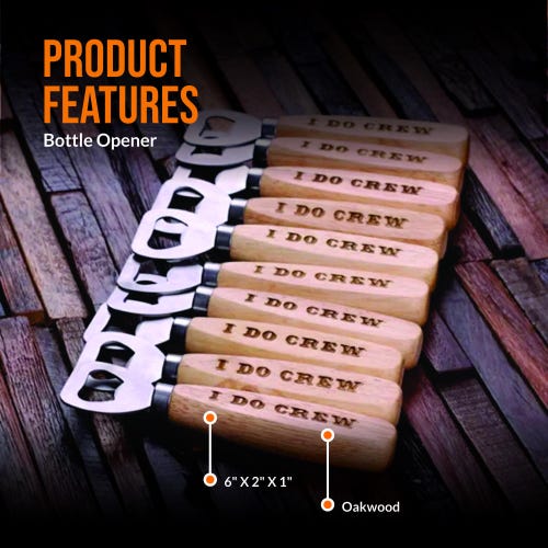 Personalized Wooden Beer Bottle Opener