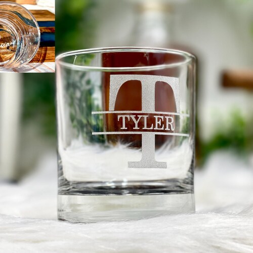 Personalized Whiskey Glasses for Groomsmen