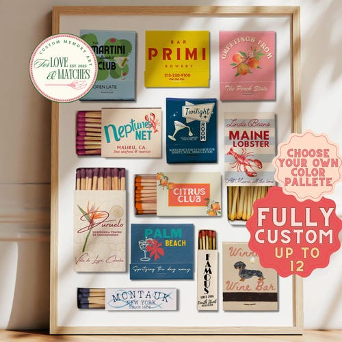 Custom Matchbook Art Print