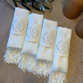 Wedding Favor Pashmina Shawls with Custom Band