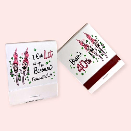 Custom Personalized Matchbooks – Wedding & Party Favors