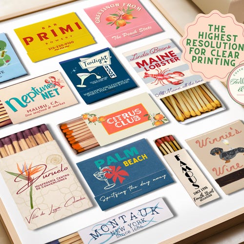 Custom Matchbook Art Print