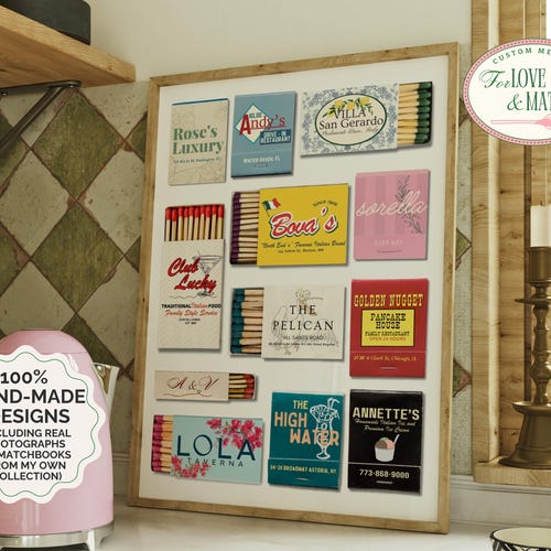 Custom Matchbook Art Print