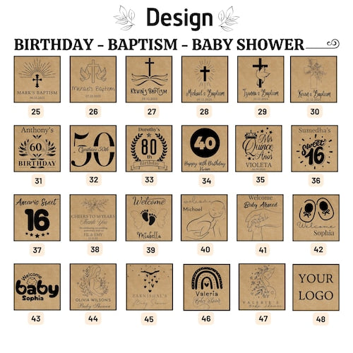 Customized Chocolate Wedding Favors – Set of 50